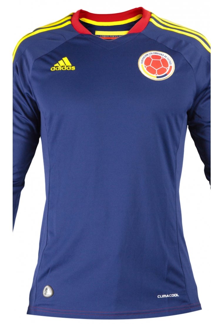 Camiseta adidas Local H JSY Manga Larga Selección FCF Azul Compra Dafiti Colombia