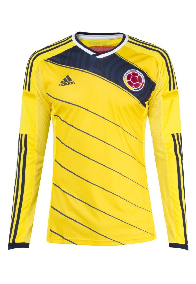 Camiseta adidas Selección Colombia Manga Larga Amarillo - Compra Ahora | Dafiti