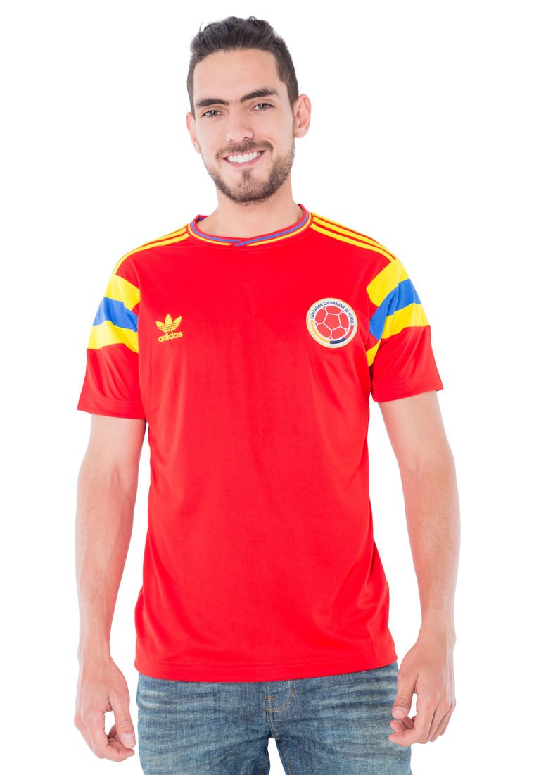 Camiseta adidas COLOMBIA JERSEY Selección Rojo - Compra Ahora | Dafiti Colombia