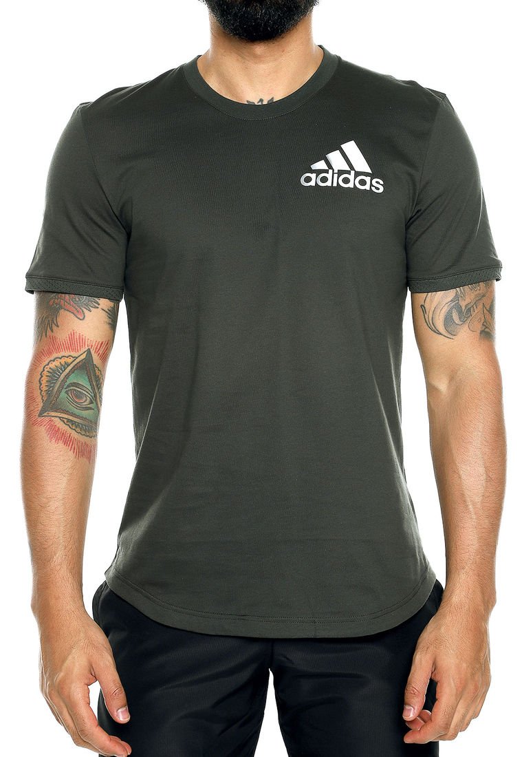 Camiseta Verde adidas Performance M Sid tee ct Compra Ahora