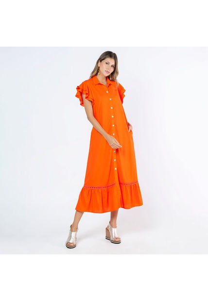 Vestido Largo Camisero Para Mujer Adrissa Compra Ahora Dafiti Colombia