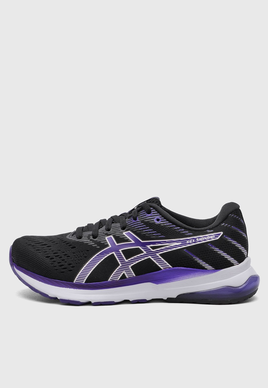 Tenis Running Negro Violeta Blanco asics GEL Shinobi Compra Ahora Dafiti Colombia