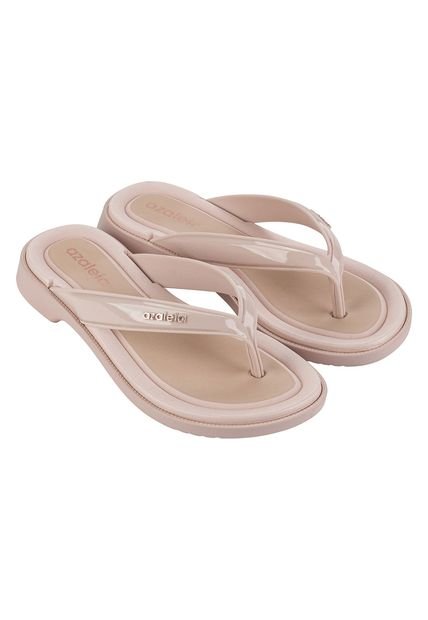 Sandalia Mujer Nude Azaleia Lorena Comfy Flat Compra Ahora Dafiti