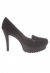 Zapato Azaleia Gamuza Negro de Azaleia
