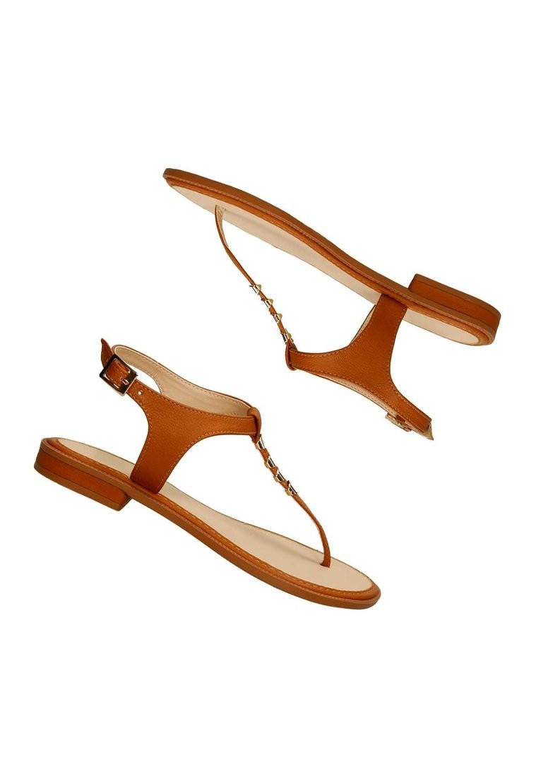 Sandalias camel online mujer