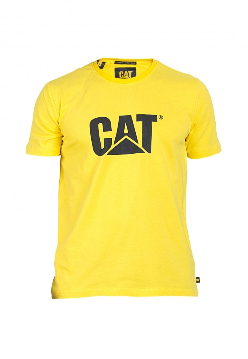 pañuelo Unidad participar Camiseta Caterpillar Original Logo Tee Amarillo - Compra Ahora | Dafiti  Colombia