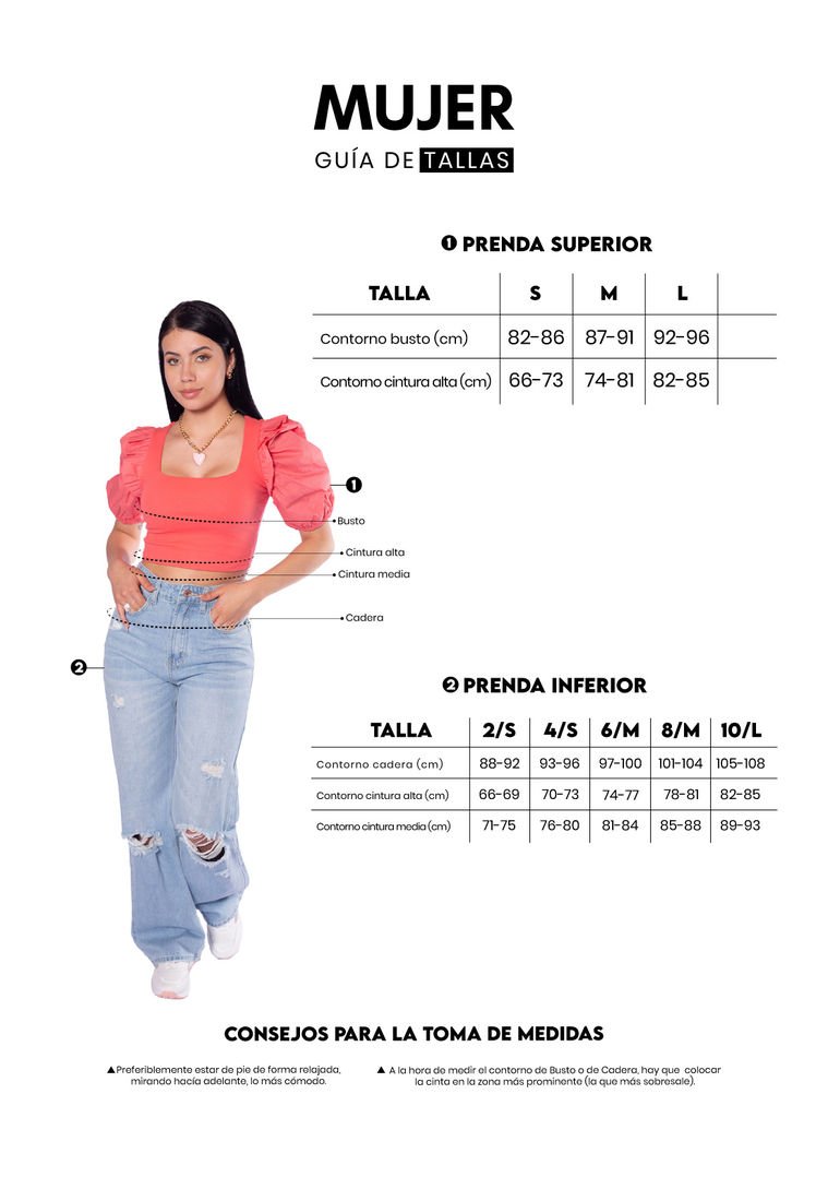 Medidas de 2025 blusa talla m