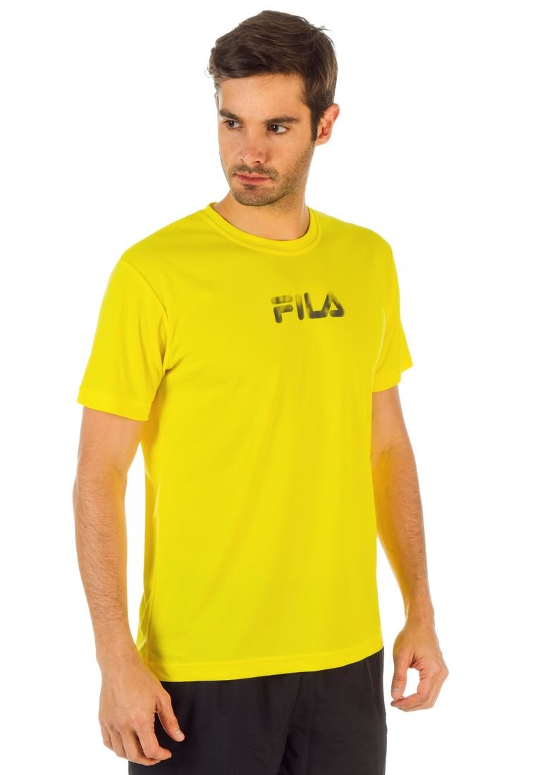 Camiseta Amarilla Fila Ahora | Dafiti