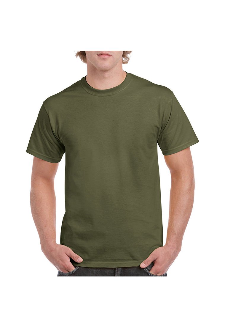 Democracia jardín Río Paraná Camiseta Básica Hombre Verde Militar Gildan - Compra Ahora | Dafiti Colombia