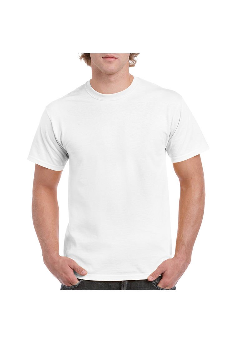 Camiseta Básica Hombre Blanco Gildan 5000 Ahora | Dafiti Colombia