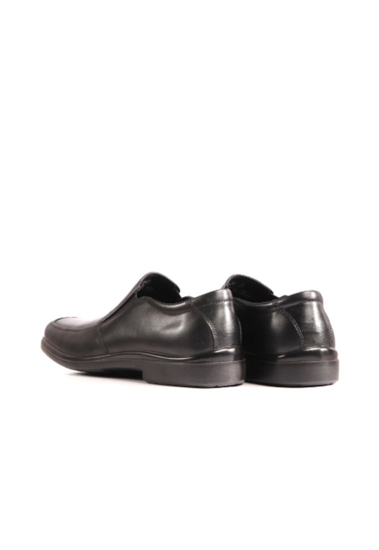 Zapatos mocasines para hombre en piel natural, negro - P1719