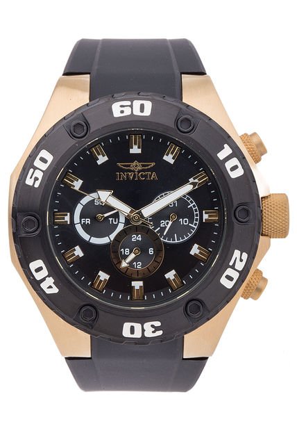 Reloj Negro Dorado INVICTA Compra Ahora Dafiti Colombia