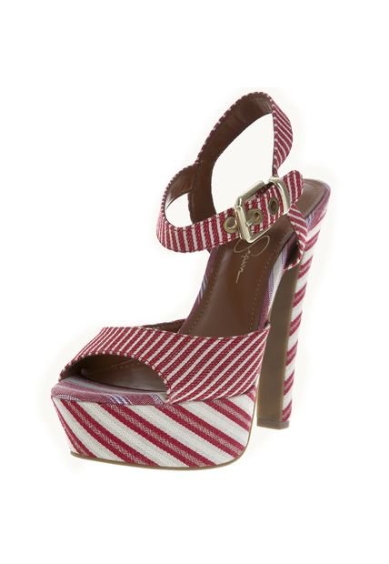 Sandalia Jessica Simpson Papaya Rojo de Jessica Simpson
