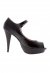 Peep Toe Liz Bottier Zach Negro de Liz Bottier