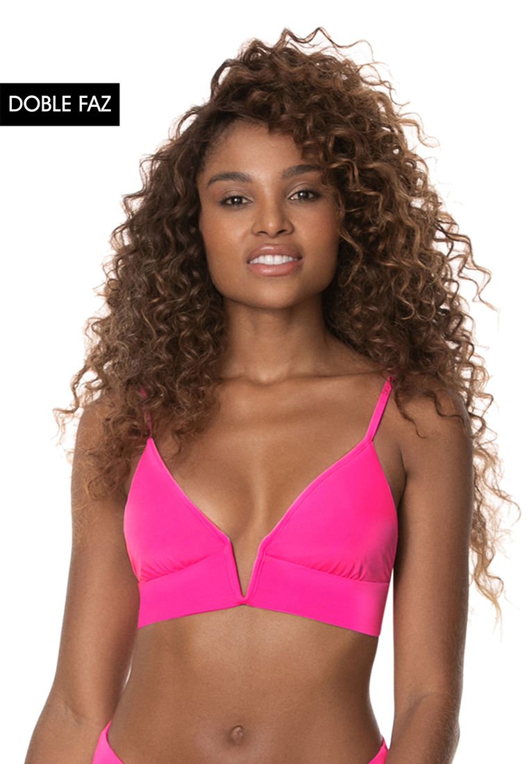 Traje de ba o Top Fucsia Multicolor Maaji Swimwear Agate Parade