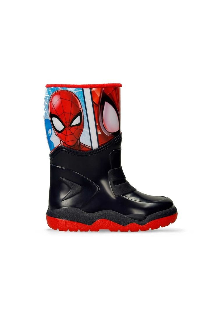 Botas De Lluvia Negro Rojo Licenses Marvel Krew L Ni o Compra