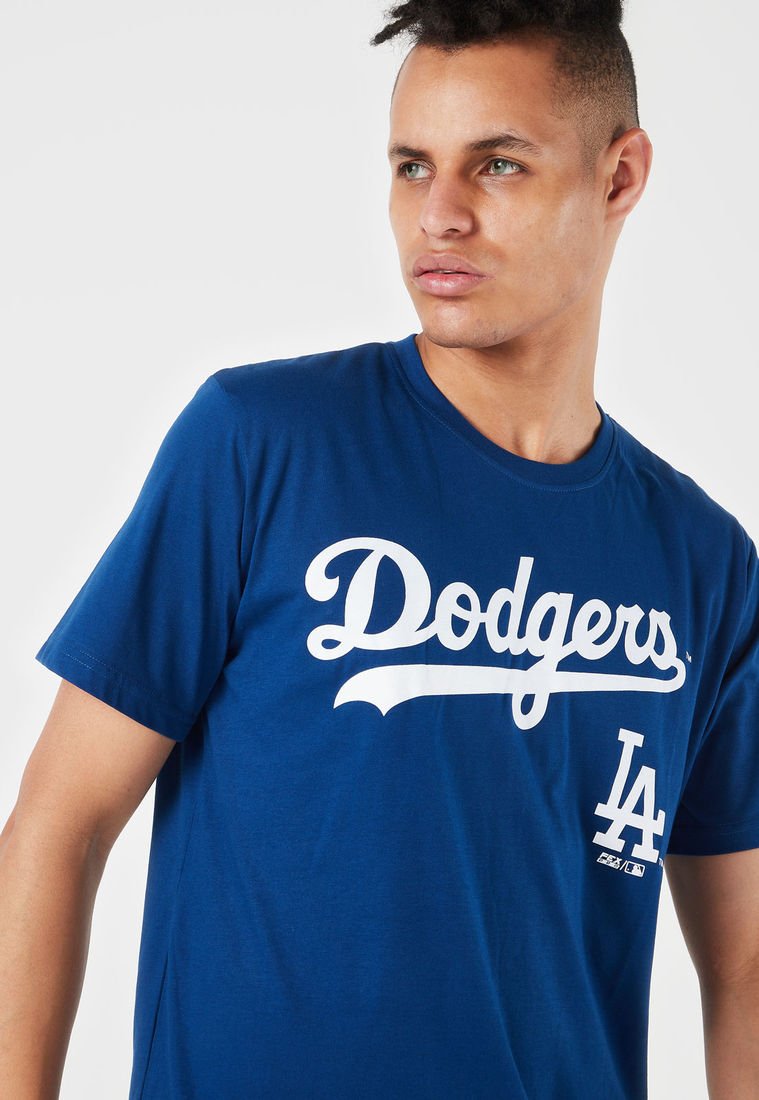 Camiseta Béisbol Hombre MLB Los Angeles Dodgers Azul