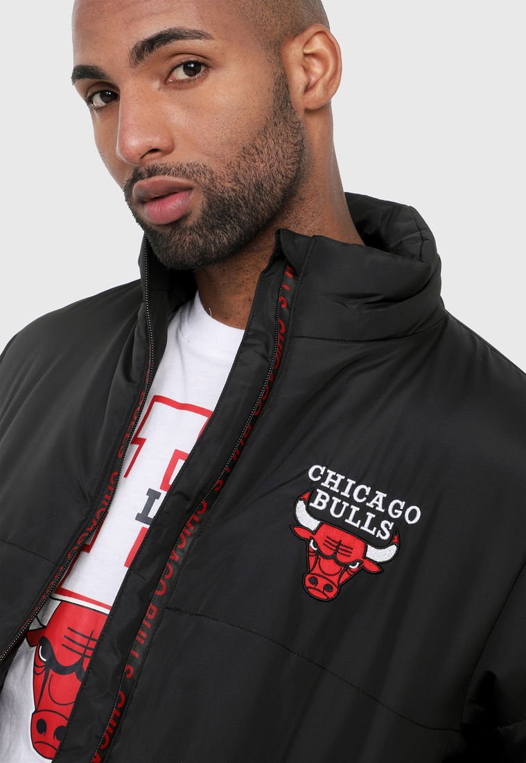 Chaqueta Chicago Bulls negra - Chaquetas de la NBA - beisboleras