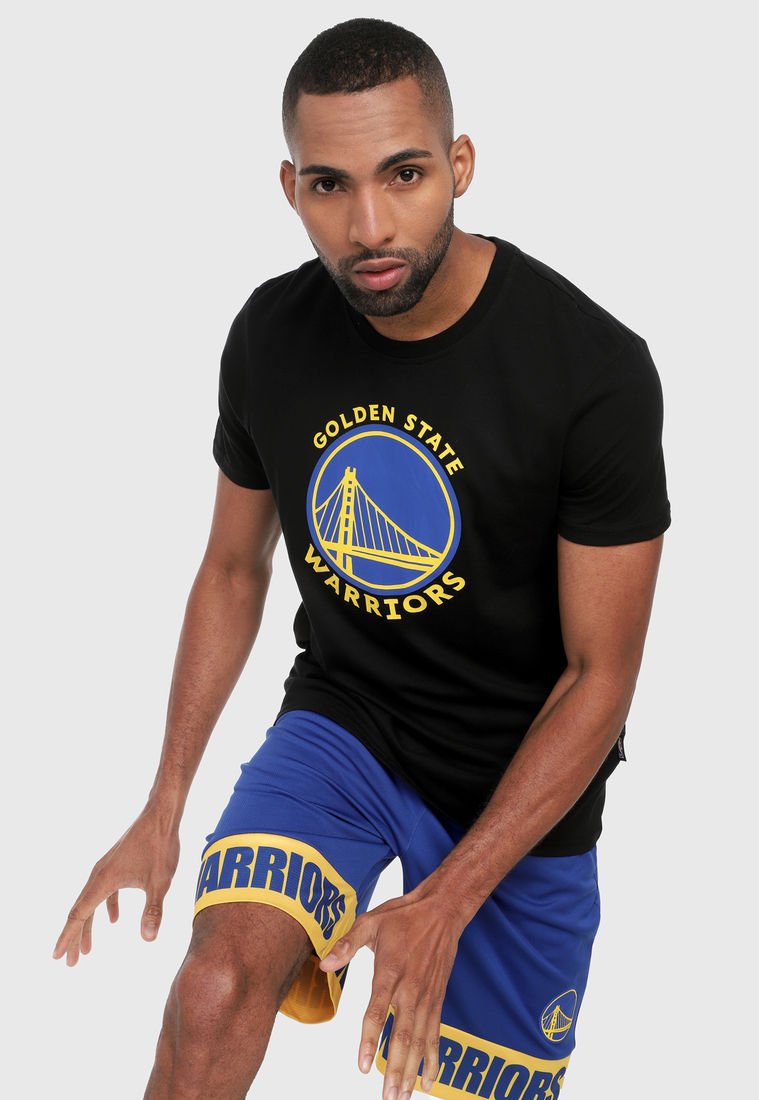 Camiseta Negro-Azul-Amarillo NBA Golden Warriors - Compra Ahora | Dafiti Colombia