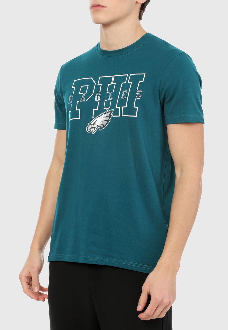 Camiseta Philadelphia Eagles Personalizada Nfl Tshirt Azul