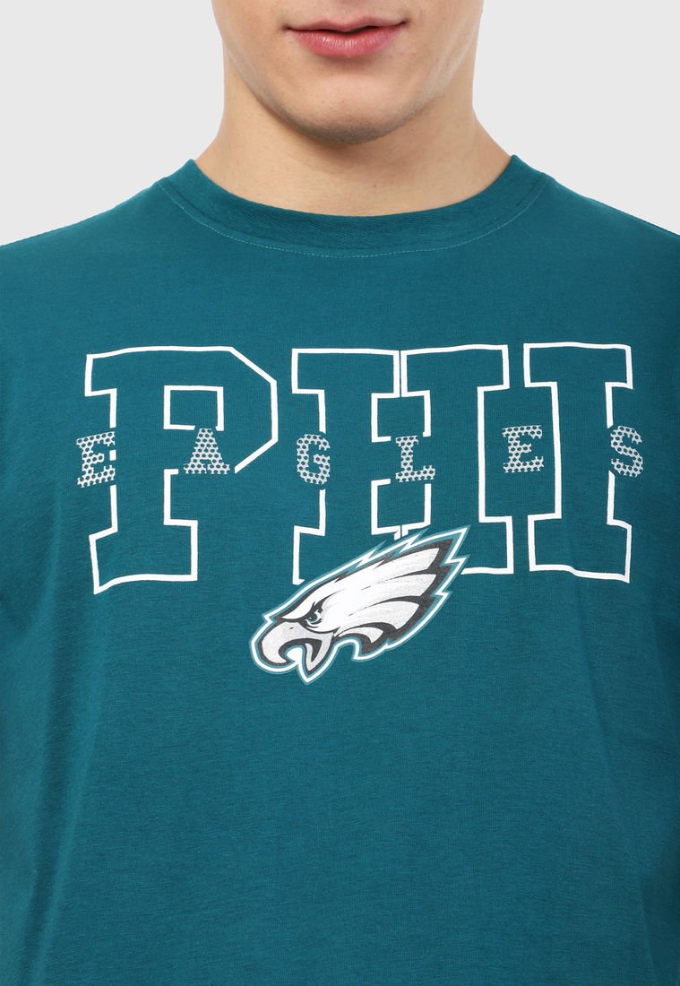 Camiseta Philadelphia Eagles Personalizada Nfl Tshirt Azul