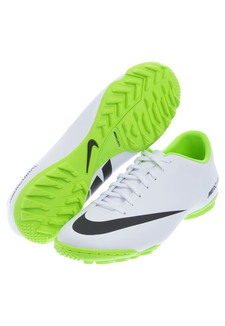 Nike Mercurial Iv Tf Blanco-Negro-Verde Compra | Dafiti Colombia
