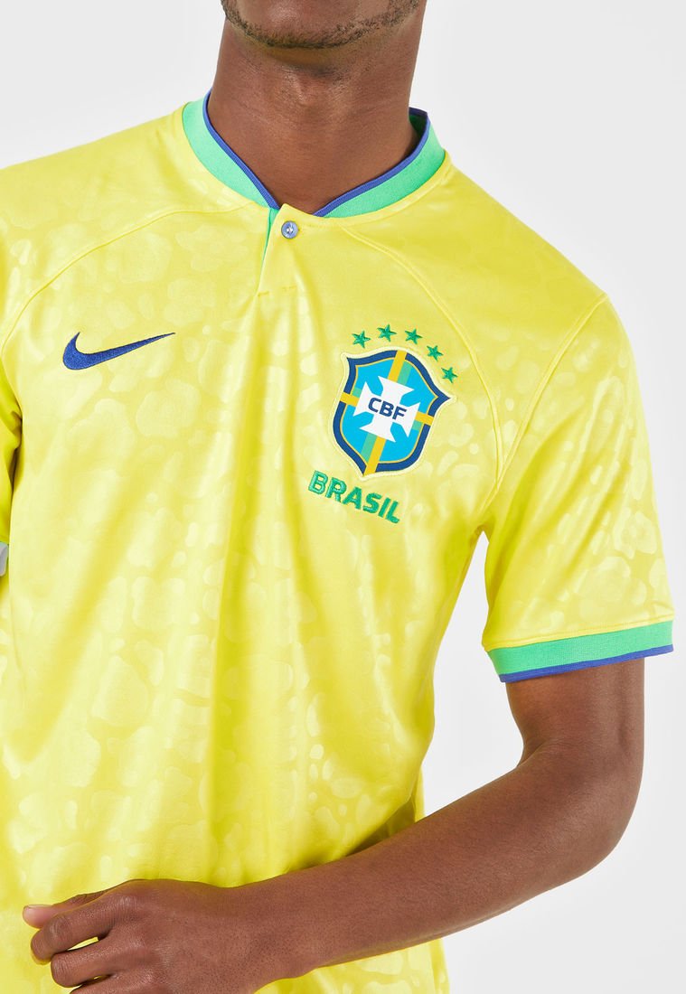 Claire Inclinarse orientación Camiseta Amarillo Neon-Verde Nike Brasil - Compra Ahora | Dafiti Colombia
