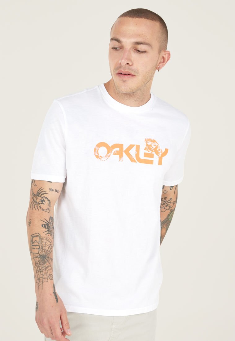 Oakley Marble Frog B1B Short Sleeve T-Shirt White