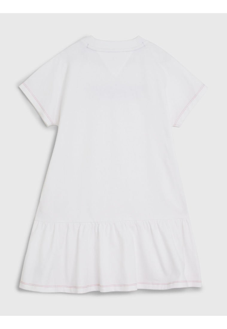  Tommy Hilfiger Vestido sin mangas para niña, Blanco (Crisp  White) : Ropa, Zapatos y Joyería