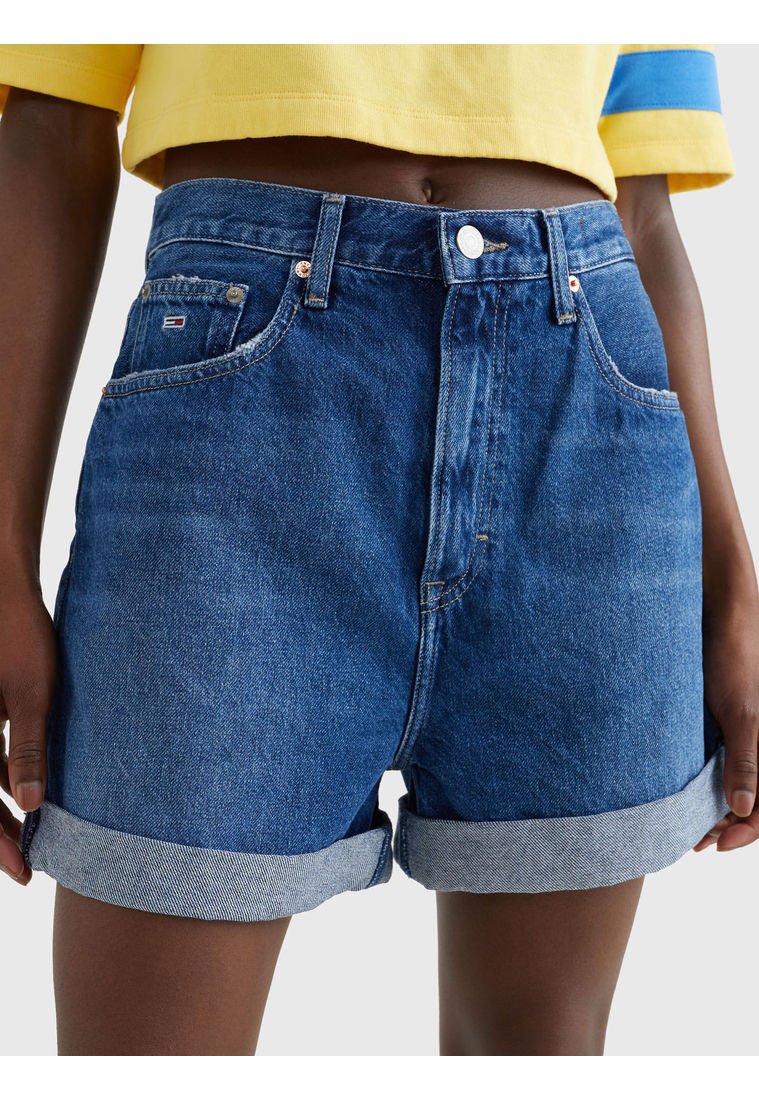 Manhattan trolebús Gestionar Bermudas Para Mujer Azul Tommy Jeans - Compra Ahora | Dafiti Colombia