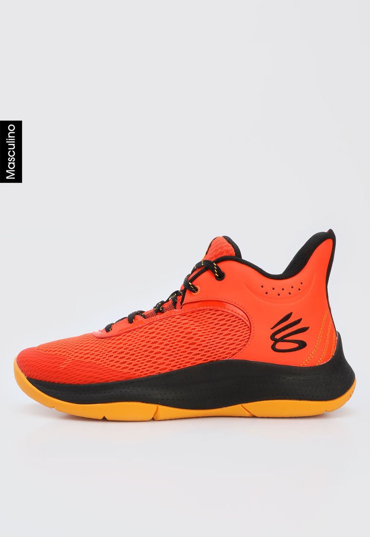 Tenis Basketball Naranja Neon Negro Amarillo UNDER ARMOUR Compra