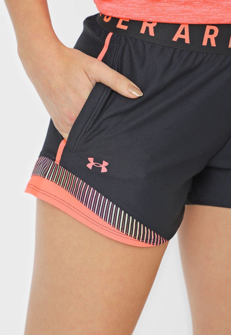 Short Under Armour Play Up 3.0 Para Mujer Color Negro