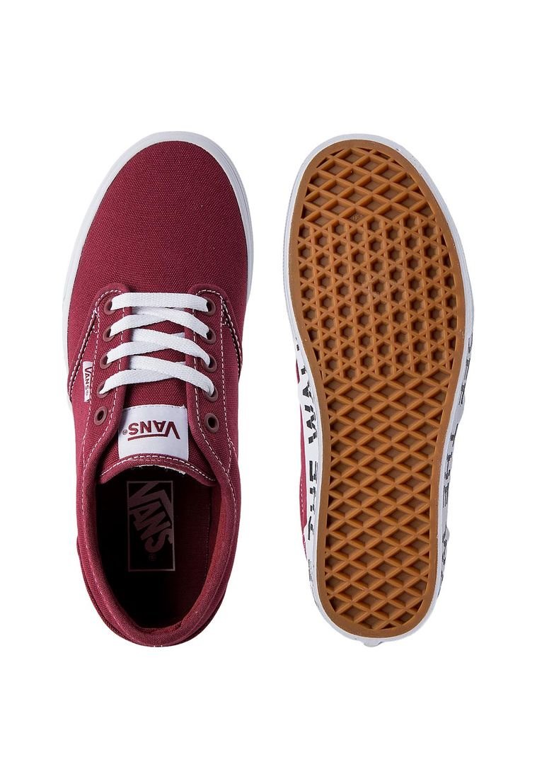 Zapatos vans color vinotinto sale