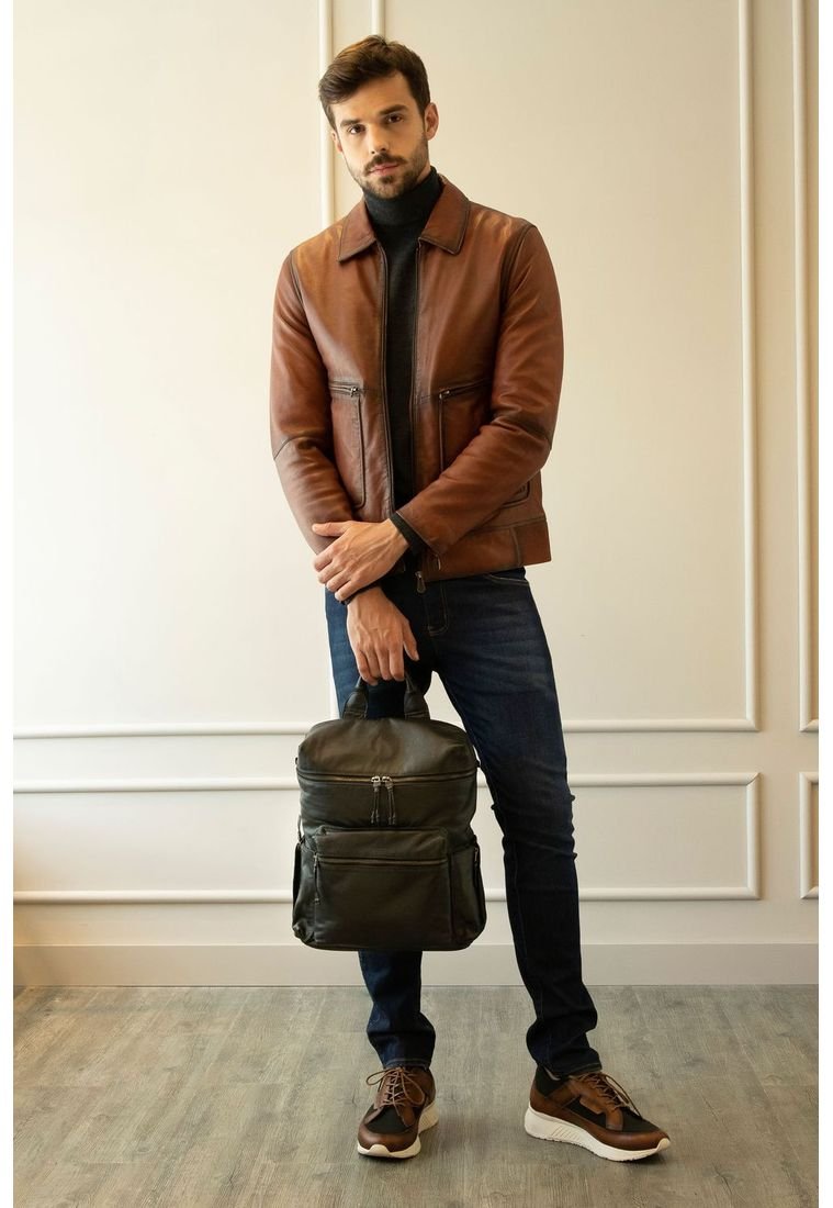 Morral Rem De Cuero Para Hombre Vintage - Compra Ahora | Dafiti Colombia
