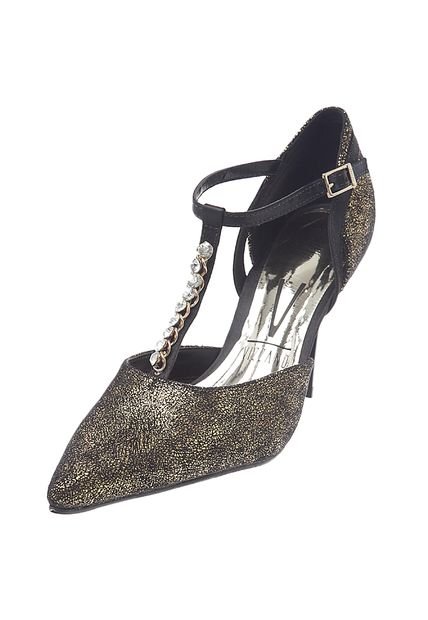 Zapato Vizzano Dorado-Negro de Vizzano
