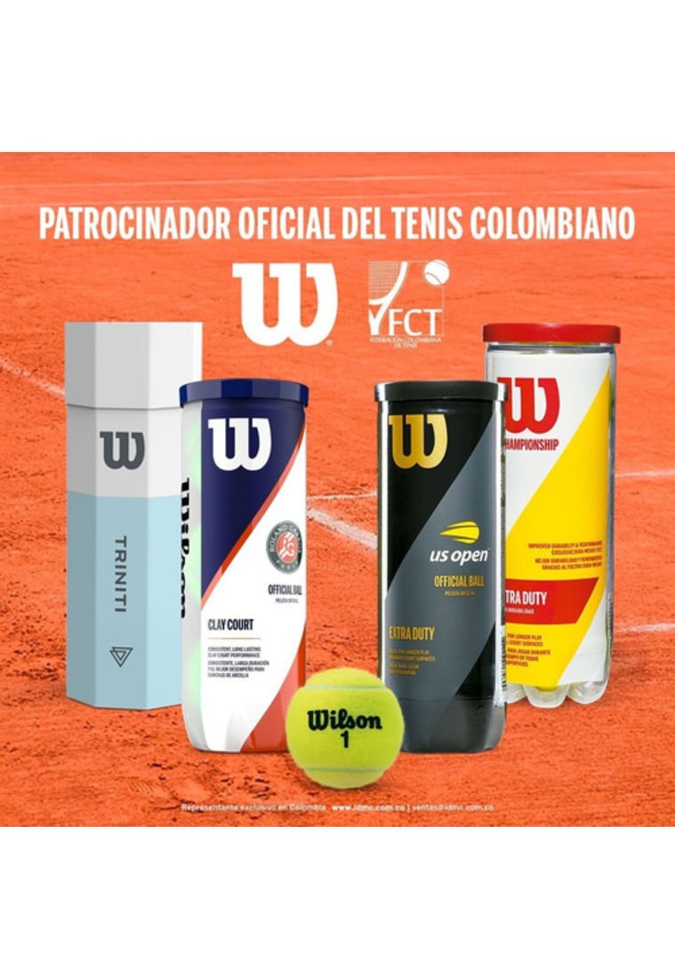 Pelota de Tenis WILSON Duty x 3 Unidades en Tienda Inglesa