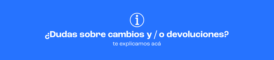 Cambios y devoluciones
