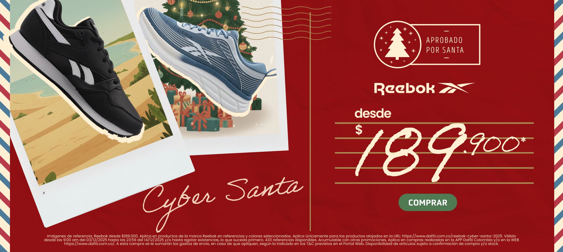 Reebok Navidad 