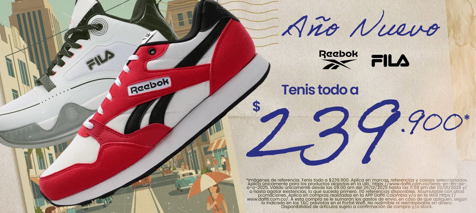 Tenis todo a 239k 