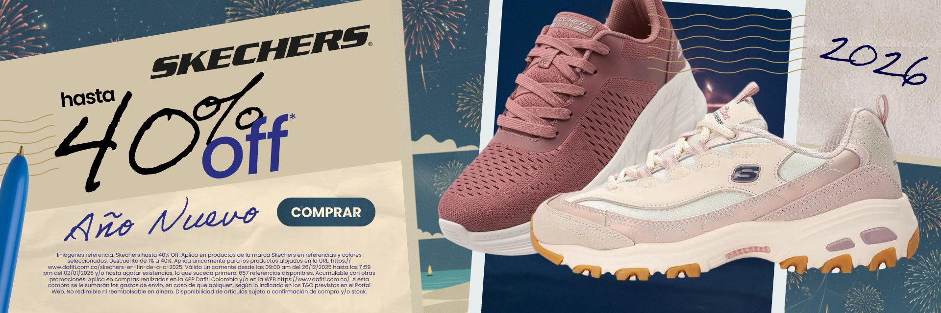 Skechers hasta 40% 