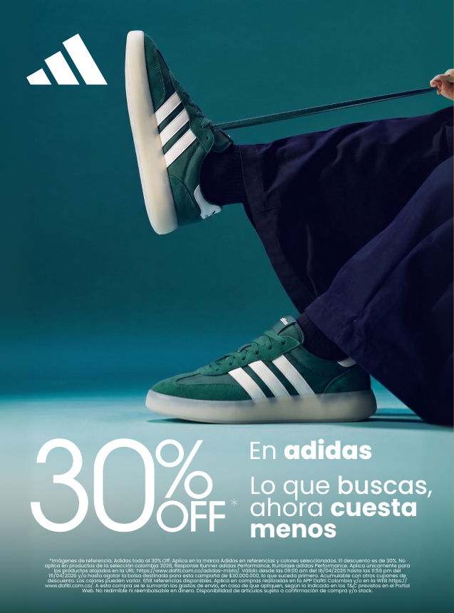 Tenis adidas desde $179.900 