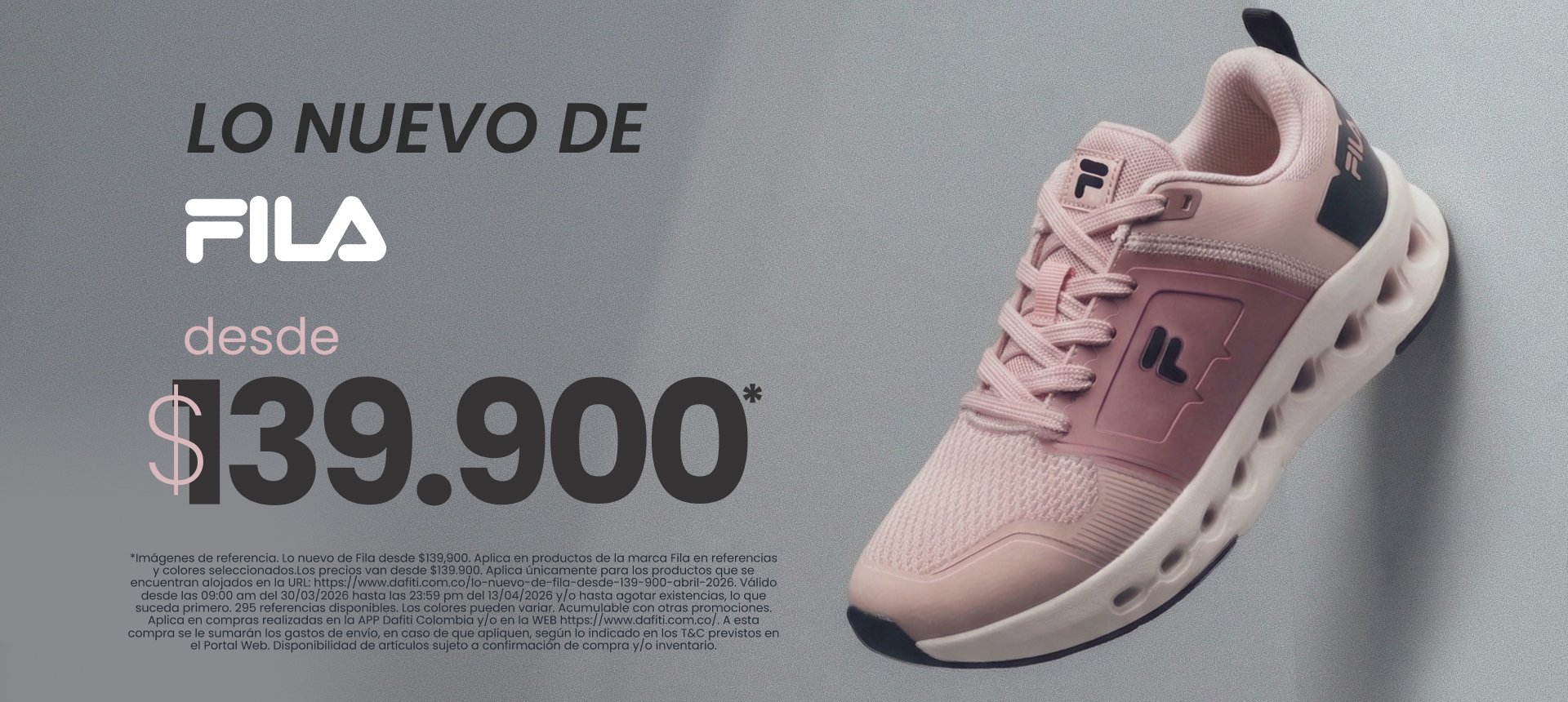 Lo nuevo de Fila desde $139.900 Abril 2026 