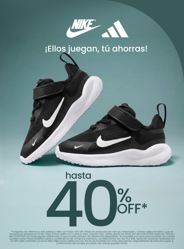Tenis deportivos kids marcas favoritas Hasta 30%OFF* 