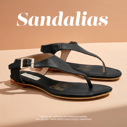 Sandalias hasta 60% OFF 