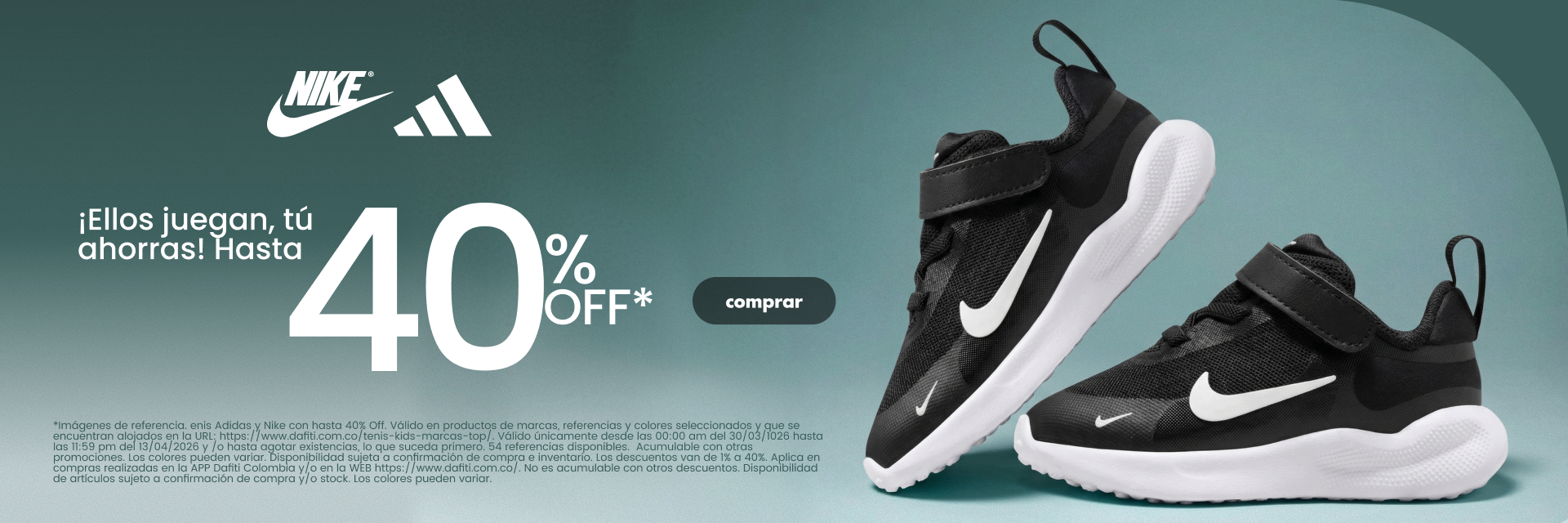 Tenis deportivos kids marcas favoritas Hasta 30%OFF* 