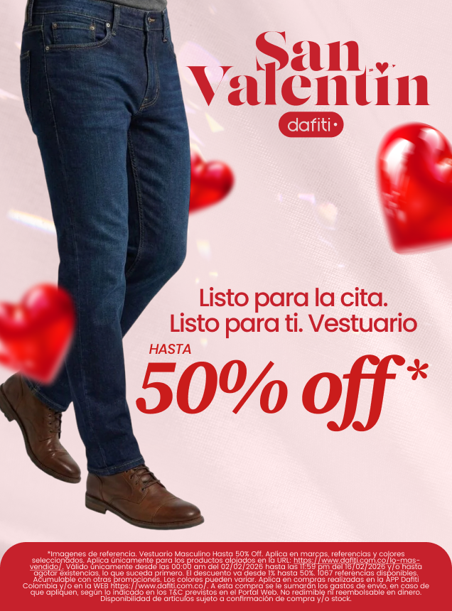 Vestuario Hasta 50% Off.  