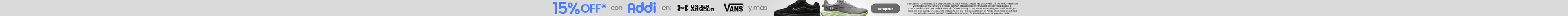 15% Under Armour, Vans 