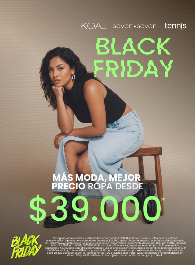 Prendas desde $39.900 BF JUNIO 2026