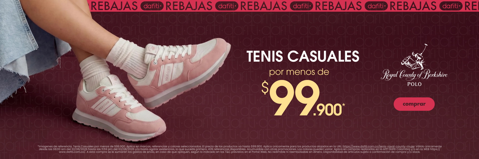 Tenis básicos desde 84900 - RC 