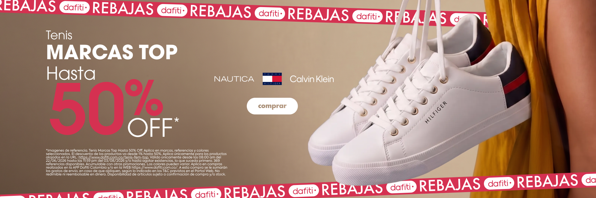 Tenis marcas top hasta 50% off 